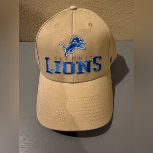 Detroit Lions ‘47 Clean Up Hat Khaki Tan Adjustable NFL Dad Cap OSFA NWOT